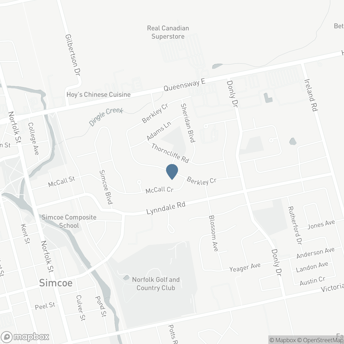 70 BERKLEY CRESCENT, Simcoe, Ontario N3Y 2K5